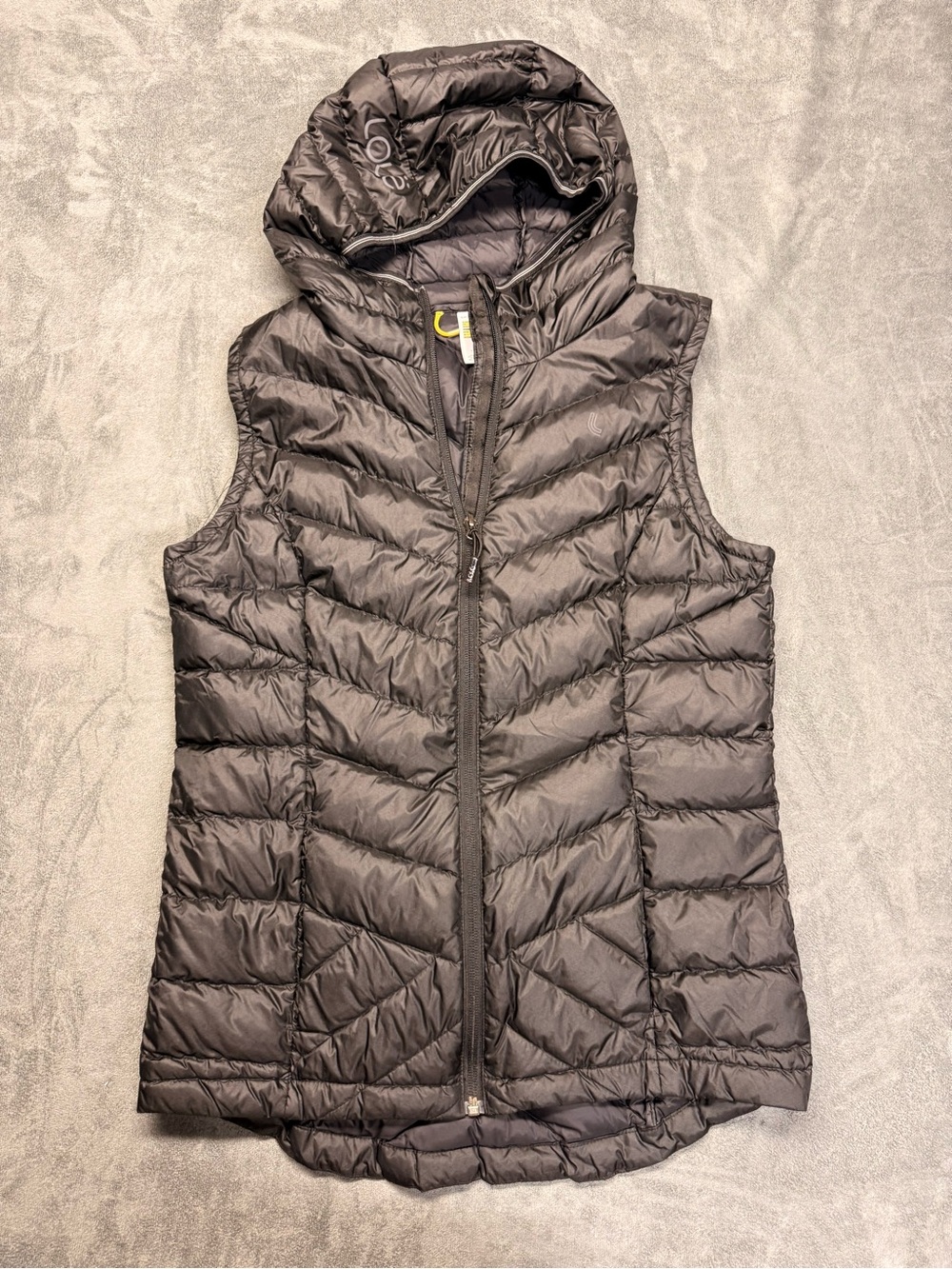 Lole Women's Black Quilted Hooded Down Vest